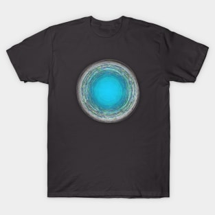 Digital Vortex Button T-Shirt